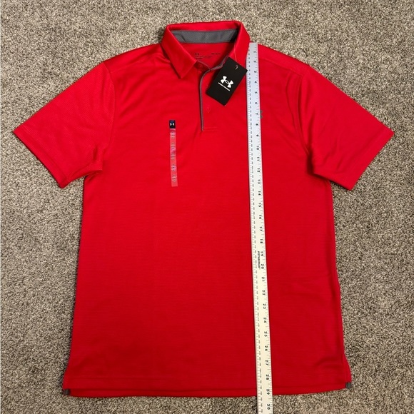 NWT! Under Armour 1290140 Men's UA Tech Performance Loose-Fit Golf Polo Shirt - Picture 6 of 7